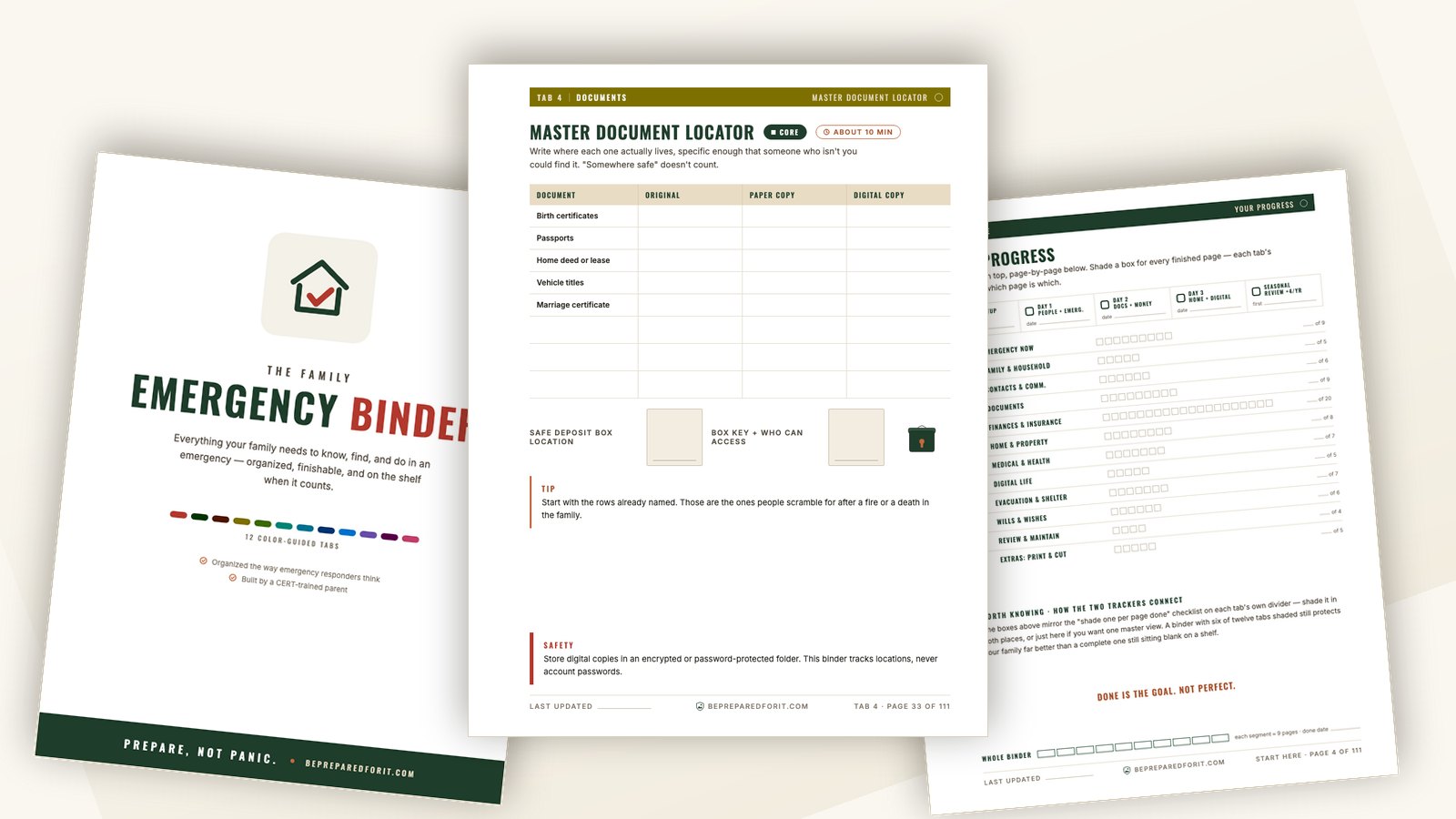 Important Documents Binder: What to Keep and in What Form