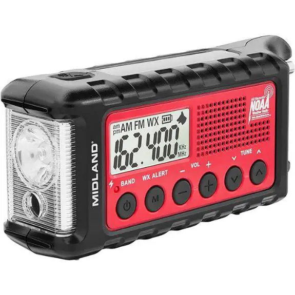 Midland ER310 Emergency Crank Weather Radio