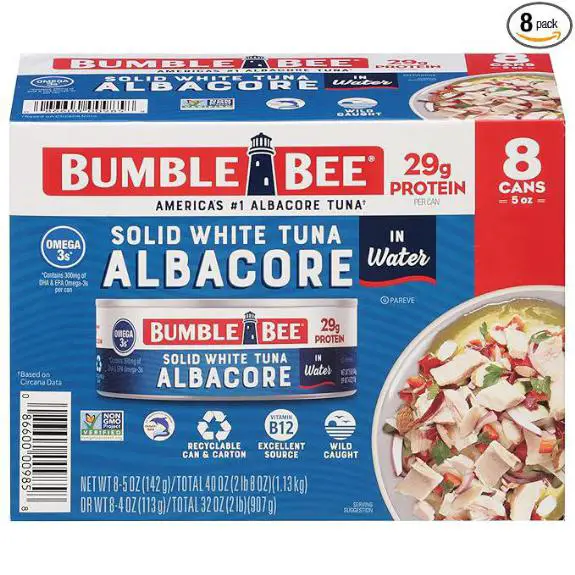 Bumble Bee Solid White Albacore Tuna (5 oz 8-Pack)