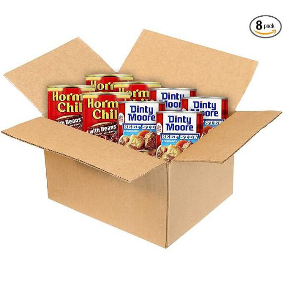 Hormel Chili & DINTY MOORE Beef Stew Variety Pack (8-Pack)