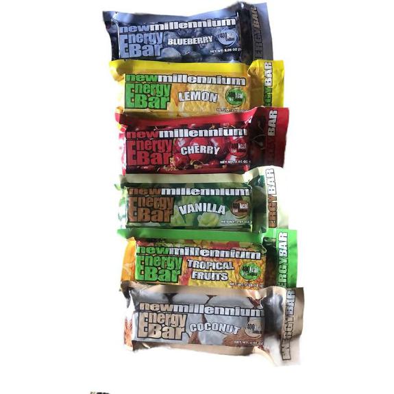 Millennium Energy Bars Assorted Flavors Including Emergency Guide