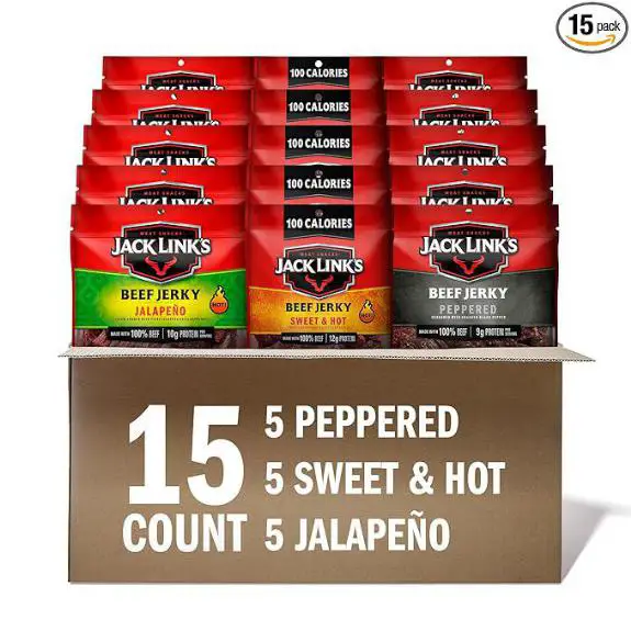 Jack Link's Beef Jerky Bold Variety Pack (15-Pack)