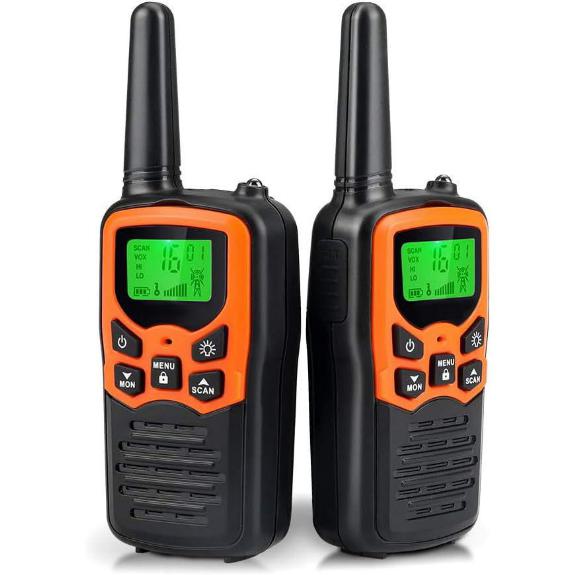 MOICO Long Range Walkie Talkies for Adults (2-Pack)
