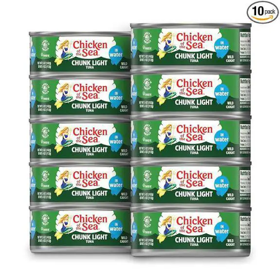 Chicken of the Sea Chunk Light Tuna 10-Pack (5oz)