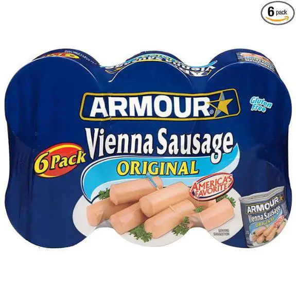 Armour Star Vienna Sausage Original 4.6 oz (Pack of 6)